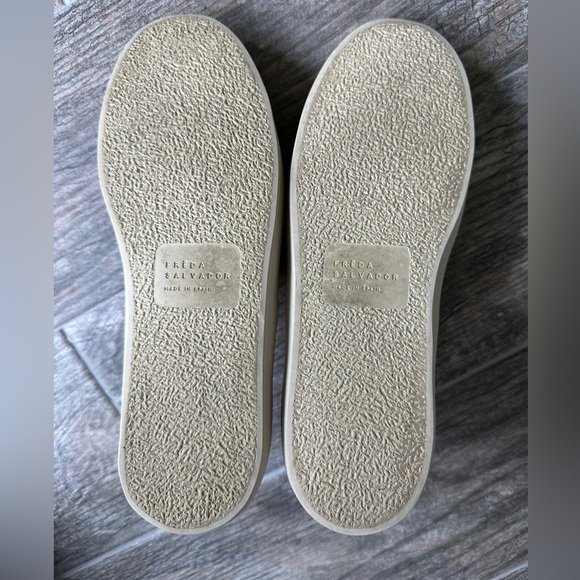 Frēda Salvador EDDY d’Orsay Slip-On Sneakers size 6 cream color - Picture 6 of 7
